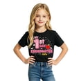 thumbnail image 4 of Curuila Child Toddler Girls Tshirt Short Sleeve Letter Print Crew Neck Tops For Girls Everyday Wear Comfortable Tee Size 2-3 Years, 4 of 4
