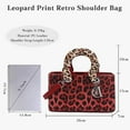 thumbnail image 3 of JUYGO Leopard Print Handbag Women's PU Leather Crossbody Bag, Waterproof, Fashion Messenger & Satchel Bag, 3 of 6