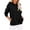 Black, variant on Fleece Hoodie for Women Ghalytn Pullover Sweatshirt - Casual Loose Fit Top with Pockets