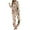 Beige, variant on Tiweut Womens Christmas Pajamas Sets Cozy Santa Graphic Print Long Sleeve Lapel Blouses and Long Comfy Pants for Holiday Comfort Homewear Nightwear Outfit Regular Sleepwear,Beige,L