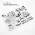 thumbnail image 3 of Methold Stamping Seal Exquisite Office Supplies Transparent DIY Tool Ornaments Decorations Stamper Kit Card Making Scrapbooking Type3 NO3, 3 of 6