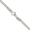 thumbnail image 4 of Chisel Stainless Steel Polished 2.6mm Box Chain - 20", 4 of 8