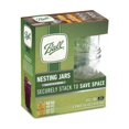 thumbnail image 2 of Vasos de vidrio Ball 4 Piezas Mason Jars 16 Onzas boca ancha con Tapa Vintage, 2 of 5