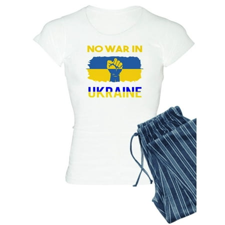 

CafePress - No War In Ukraine Unisex Kids Say Stop Fut Pajamas - Women s Light Pajamas