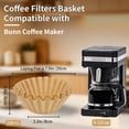 thumbnail image 2 of 150 Count Coffee Filters Compatible with Bunn 8-12 Cup, Unbleached Paper Coffee Filters, Basket Style Coffee Filters 8-12 Cup, Commercial Coffee Filters for Smooth Brewing at Home or Cafe, 2 of 4