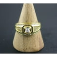 thumbnail image 7 of K-KED Wholesale Delicate Jewelry Lots 32pcs Clear Cubic Zirconia Gifts Men's Gold P Rings, 7 of 7