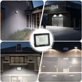 thumbnail image 2 of Lumière d'Inondation LED Extérieure, Blanc Chaud 3000K Support Réglable, Boîtier en Aluminium Moulé sous Pression Haute Luminosité, Refroidissement Efficace, Grand Angle de Faisceau, Couverture en Verre Trempé, Résistant aux Intempéries, 2 of 5