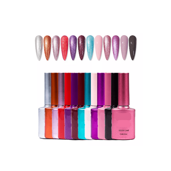 Gama De 12 Geles Semipermanente Esmalte Gama 1