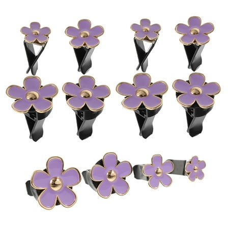 12pcs Daisy Flower Air Vent Clip Car Air Freshener Charm Cute Flower Car Accessories Colorful Car Interior Decor For Girls Women