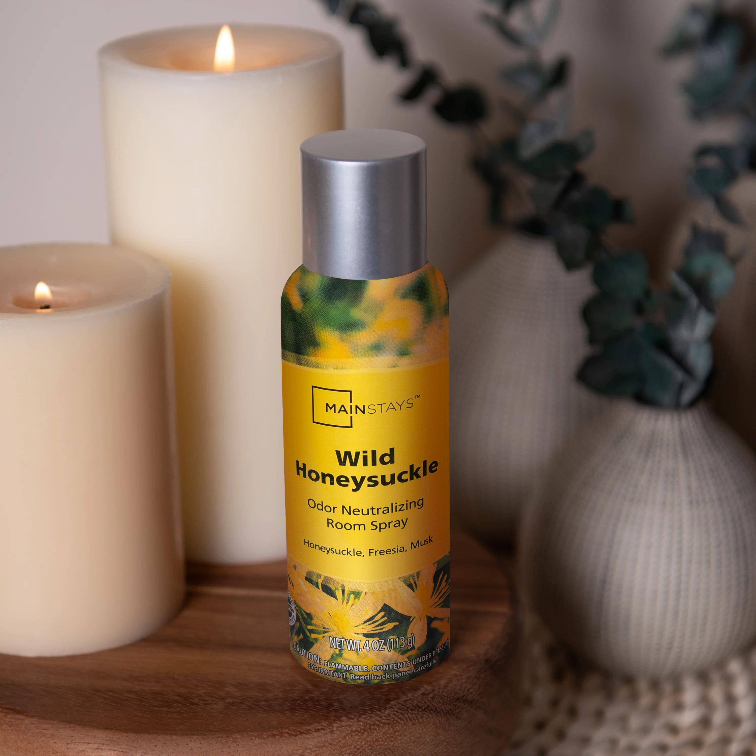 Mainstays Odor Neutralizing Room Spray, Wild Honeysuckle, 4 oz