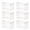 E005- Clear (6 pc), variant on 2 Pack Medium White Transparent Storage, Storage Organizer for Closet, Clear Plastic Storage Bins, Zippered Carry Storage Bag, 13X10X10 Inch Dimension, Durable Thick See-Through