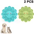 thumbnail image 1 of 2Pcs Dog Licking Mat, Slow Feeding Licking Mat, Slow Feeding And Distracting Dogs, Flower Shaped Interactive Licking Mat Slow Food Bowl, 1 of 5