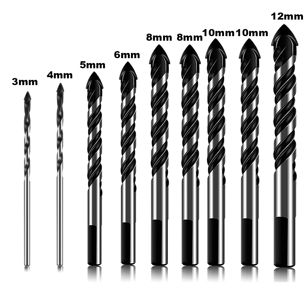 Multi-Material Drill Bit Set for Tile 