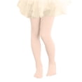 thumbnail image 2 of YOUYEDIAN Girls Ballet Tights Toddler Soft Footed Dance Tights Kids Stretch Skinny Leggings (Beige, M), 2 of 5