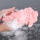 thumbnail image 4 of 2 uds mango largo cepillo de baño de gran tamaño cepillo de baño de flores cepillo de baño bola de baño frotar la espalda, 4 of 5