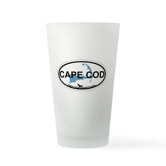 CafePress - Cape Cod MA Oval Design - Pint Glass, Drinking Glass, 16 oz. CafePress