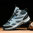 thumbnail image 5 of Hiking Shoes for Men with Arch Support Breathable Non-slip Lace-up Casual Walking Shoes Plus Size, 5 of 15