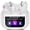 White, variant on Touch Screen Wireless Earbuds, Bluetooth 5.4 Ear Buds with Multifunctional with ENC Noise Cancelling MicClear Calls Earphones, 48H Bass Stereo Headphones, IP7 Waterproof Headphones for Workout