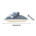 thumbnail image 2 of Knitted Decorative Lumbar Throw Pillow Covers Soft Cozy Outdoor Double-Cable Sweater Warm Cushion Cases Luxury Modern Pillowcases for Couch Sofa Bed Home Decor 29x19 Inches, 2 of 7