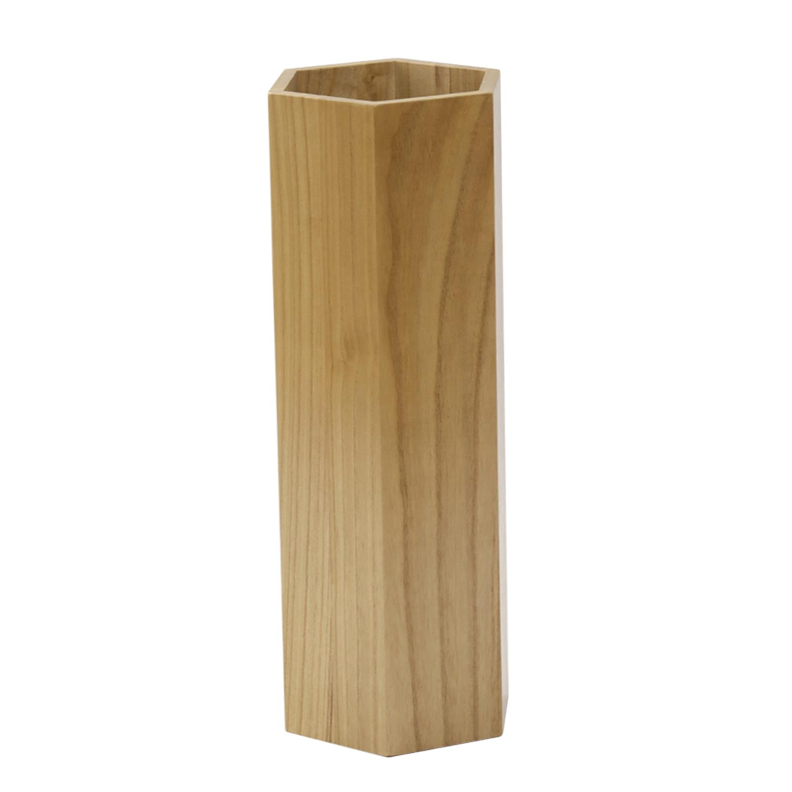 SunniMix Wooden Umbrella Holder Modern Umbrella Rack for Living Room Entryway Hallway B