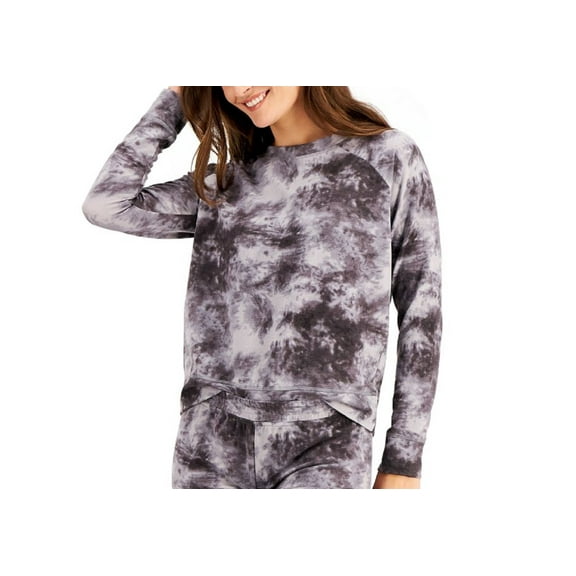 allbrand365 designer Family Pajamas Womens Long Sleeves Pajama Top,Grey,Medium