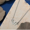 thumbnail image 2 of Qiamni Stainless Steel Butterfly Necklace Women's Collarbone Necklace, 2 of 4