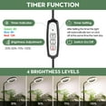 thumbnail image 3 of NeoMart Grow Lights for Indoor Plants Full Spectrum with Stand, Floor Plant Growing Lamp for Large Plants, Auto ON/Off Timer 4/8/12H, 4 Dimmable Levels, 47.2-63 inches Adjustable Height, 3 of 7