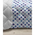 thumbnail image 3 of Animal Down Alternative Comforter, Digital Dotted Fish Retro Fauna Aquatic Wild Animal Mystic Underwater Illustration, Microfiber Quilt for All Season, 5 Sizes, Grey White, by Ambesonne, 3 of 3