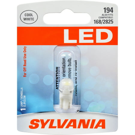 SYLVANIA 194 WHITE SYL LED Mini Bulb, Pack of 1 (Best Automotive Led Bulbs)