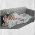 thumbnail image 6 of Leaves Soft Flannel Fleece Throw Blanket, Gradient Colored Autumn Leaves Flying in the Wind Cold Formation of Seasons Art, Cozy Plush for Indoor and Outdoor Use, 50" x 60", Multicolor, by Ambesonne, 6 of 6