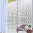 thumbnail image 7 of Window Privacy Film, 3D Self-Adhesive Static Cling No Glue Window Glass Door Covering Sticker Decals Decor for Home Office, 7 of 7