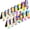 Colorful Irregular Style 1, variant on Magnetic Bookmarks, 15PCS Magnetic Cute Bookmark for Teacher, Women, Men & Kids - Solid Colorful Light Bookmarks (Pack of 15)