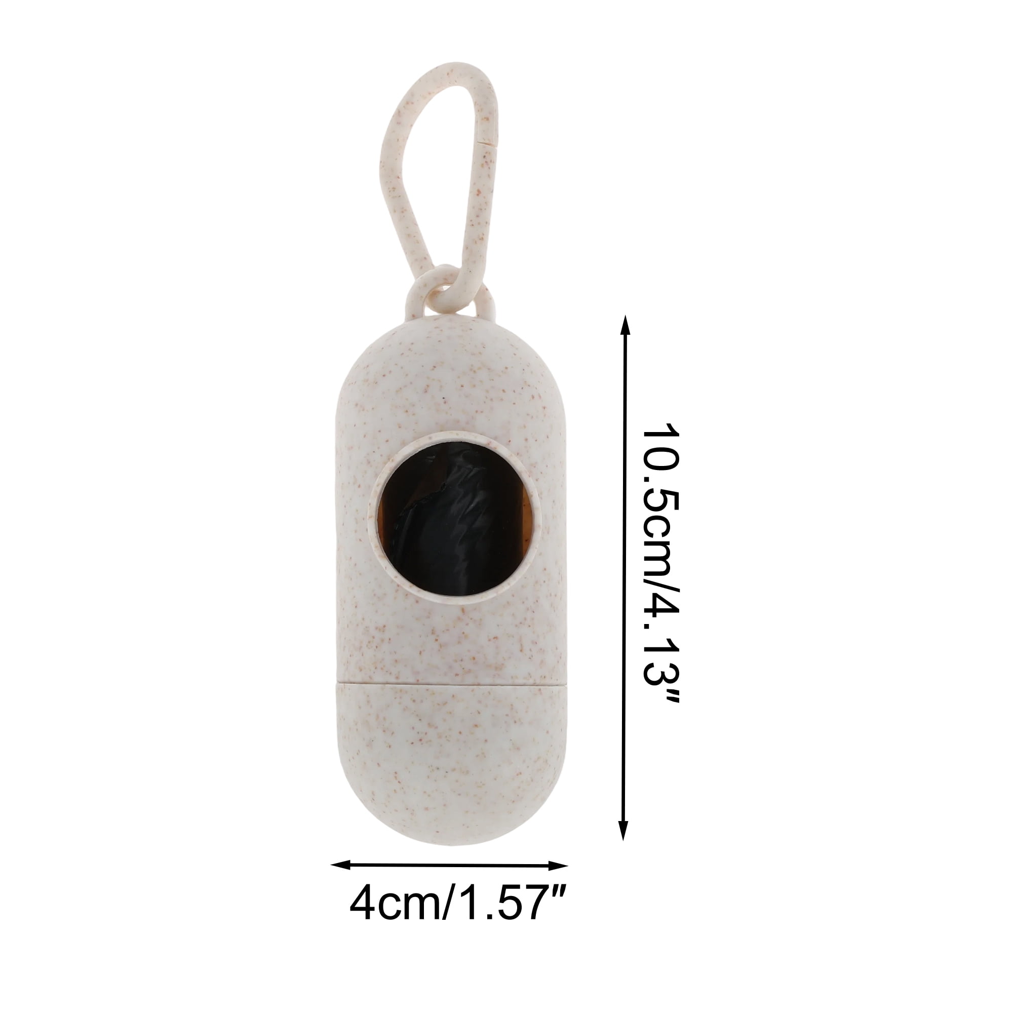 Unique Bargains Lightweight Poop Bag Dispenser Waste Management Pill-shaped