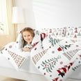 thumbnail image 4 of Homewish Kawaii Xmas Tree Full Size Comforter Sets 3-Piece for Female Men Adults,Merry Christmas Bedding Comforter Set,Happy New Year Lightweight Bedding Sets,Microfiber Bedroom Decor,Reversible, 4 of 8