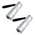 thumbnail image 1 of 2 Pcs Lampe de Poche 12LED Lumière Violette, Lampe de Poche UV Lumière Violette 395, 1 of 5