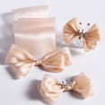 thumbnail image 1 of Nvzi Cinta de organza de 22 yardas, cinta transparente de polialgodón, cinta brillante para manualidades, para flores, ramos de flores, guirnaldas, envoltura de regalos de boda, B04, 1 of 5