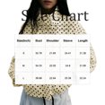 thumbnail image 3 of Women's Casual Polka Dot Pocket Short Jacket, A Stylish and Practical Outerwear for Everyday Use,Beige,L, 3 of 7
