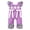 Ghost Purple, variant on HWJAD 1-Piece Newborn Baby Girls Halloween Jumpsuit Infant Ghost Bell Bottoms Overalls Infant Ruffle Sleeves Romper Flare Pants My First Halloween Clothes