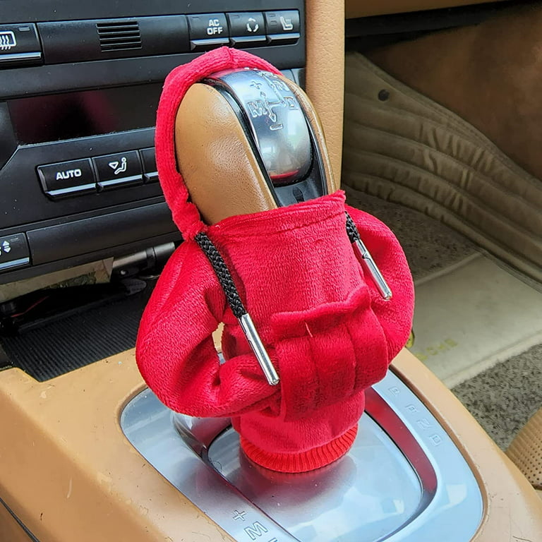 Funny Shift Knob Hoodie Cover for Car Size (4.7in / 12cm