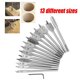 thumbnail image 5 of Juego De Brocas Planas Para Madera, Pala Con Vástago Hexagonal De Acero Al Carbono, 13 Uds., 6-25mm Con Biela De 15cm Para Herramientas Eléctricas De Perforación De Madera, 5 of 7
