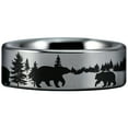 thumbnail image 2 of Bear Tungsten Carbide Ring, 2 of 11