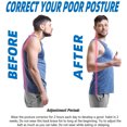 thumbnail image 5 of Corrector de postura Getinfit One, banda correctora de soporte para columna vertebral, espalda y hombros, faja ajustable, alivio del dolor de espalda jorobada, 5 of 5