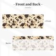 thumbnail image 3 of Drapery Wear Rod Short Curtain 54x18in Filter With Light Feature For Easy Installation Rod Free For Bedroom Kitchen Bathroom\r\n Milk Cow Print Style Sienna_1, 3 of 7