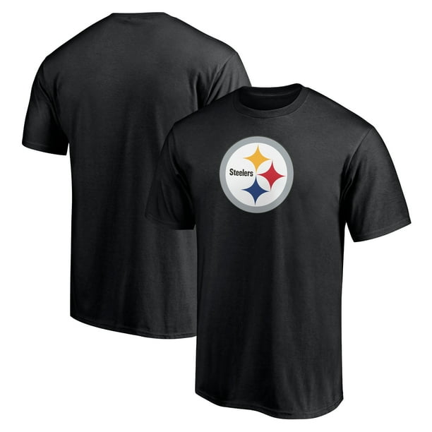 Men's Fanatics Branded Black Pittsburgh Steelers Primary Team Logo T ...