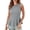 Gray, variant on Women Tank Tops Fashion Casual Sleeveless Round Neck Slim Fit Polyester Blouse For Daily Wear Workout and Street Summer