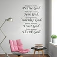 thumbnail image 3 of Autocollant Mural en PVC, 4pcs Distinctive Lettre Anglaise Décoration Murale Sticker Résultats Impressionnants, 3 of 7