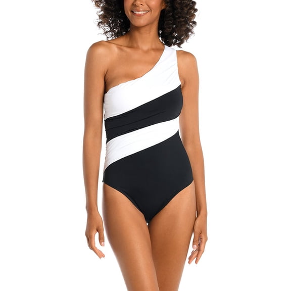La Blanca womens  One-Piece, 16, Black