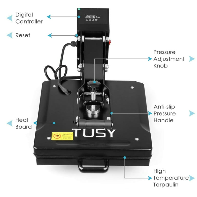 Honest Heat Press Review and Demo: TUSY 15x15 from  3