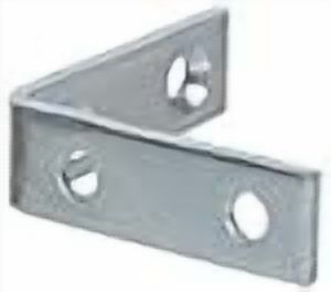 2ZINC CORNER BRACE - FRENCH HARDWARE ESSENTIAL 2"RENFORT D'ANGLE