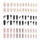 thumbnail image 1 of Uñas postizas de cobertura total con prensa en forma de ataúd para mujeres y niñas (3 cajas, 24 piezas cada una) 1085, 1 of 6